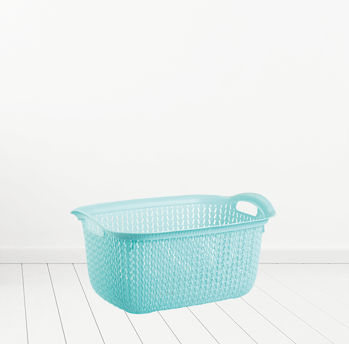Örgü Desen Oval Sepet(30lt)