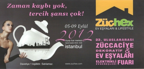 Züchex 23. Uluslararası Züccaciye Fuarındayız!